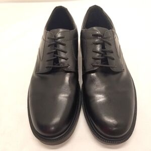Saddlebred Mens Size 10.5 Black Leather Oxford Derby Lace Up Dress Office Casual